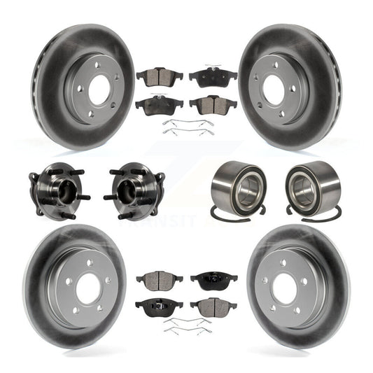 [Avant + Arrière] Kit de Roulement de roue pour Ford Focus sans Active Park Assist KBB-108544