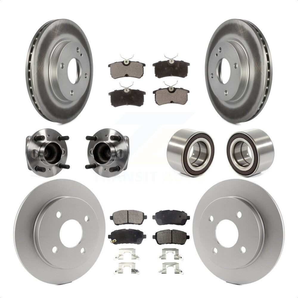 [Avant + Arrière] Kit de Roulement de roue pour 2014-2018 Ford Fiesta S Titanium SE KBB-108553 par Transit Auto