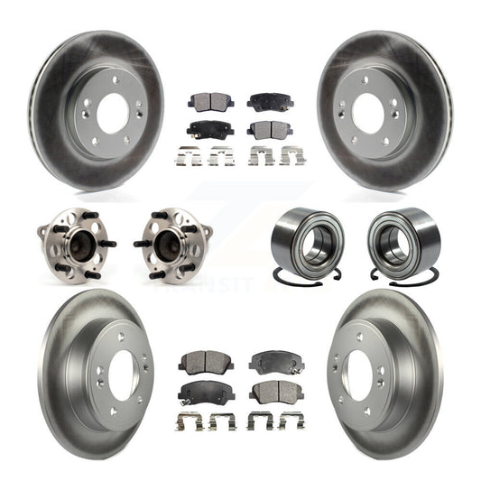 [Avant + Arrière] Kit de Roulement de roue pour Hyundai Elantra Kia Forte Veloster GT Forte5 Coupe Koup KBB-108559