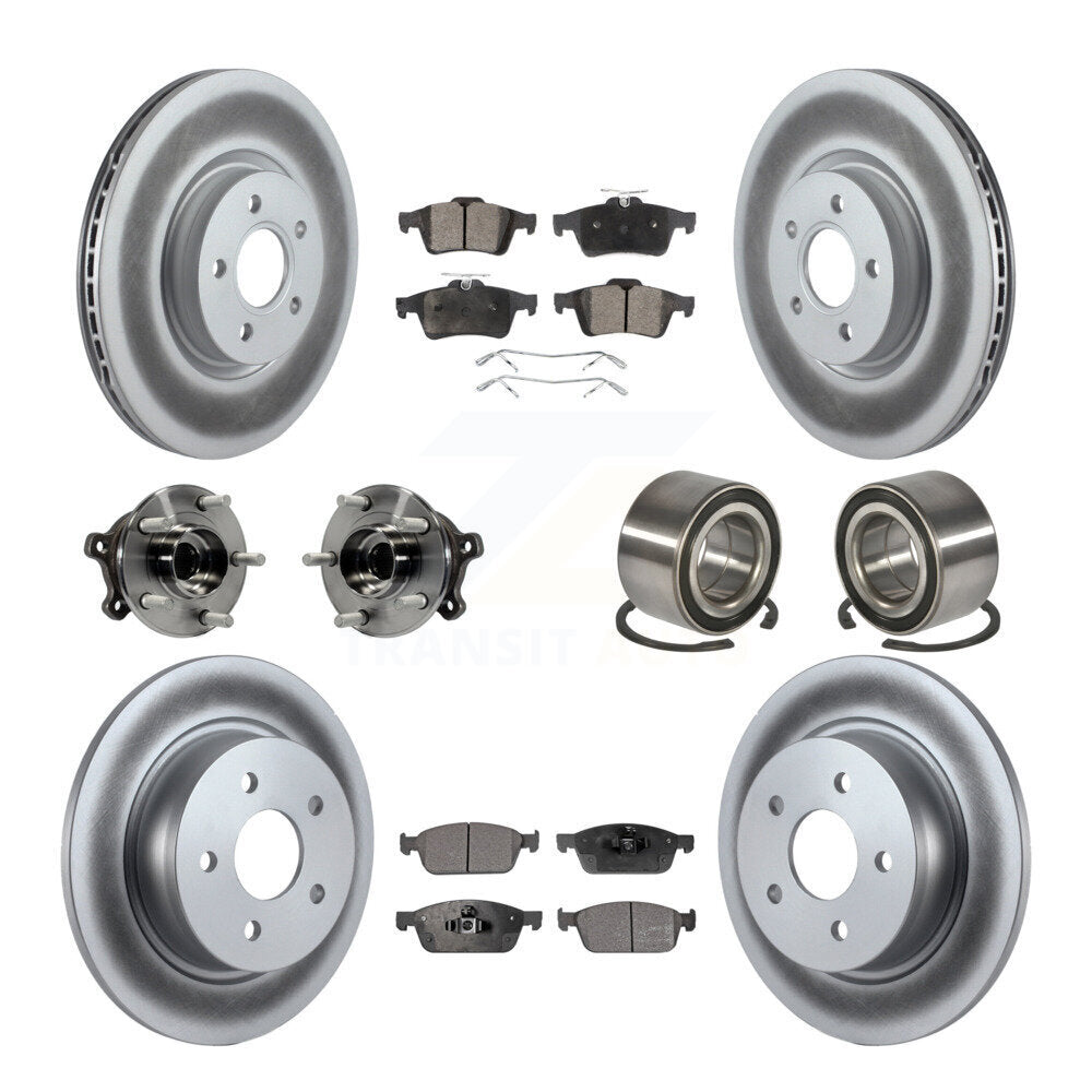 [Avant + Arrière] Kit de Roulement de roue pour 2013-2016 Ford Escape AWD avec 2.0L 1.6L KBB-108570