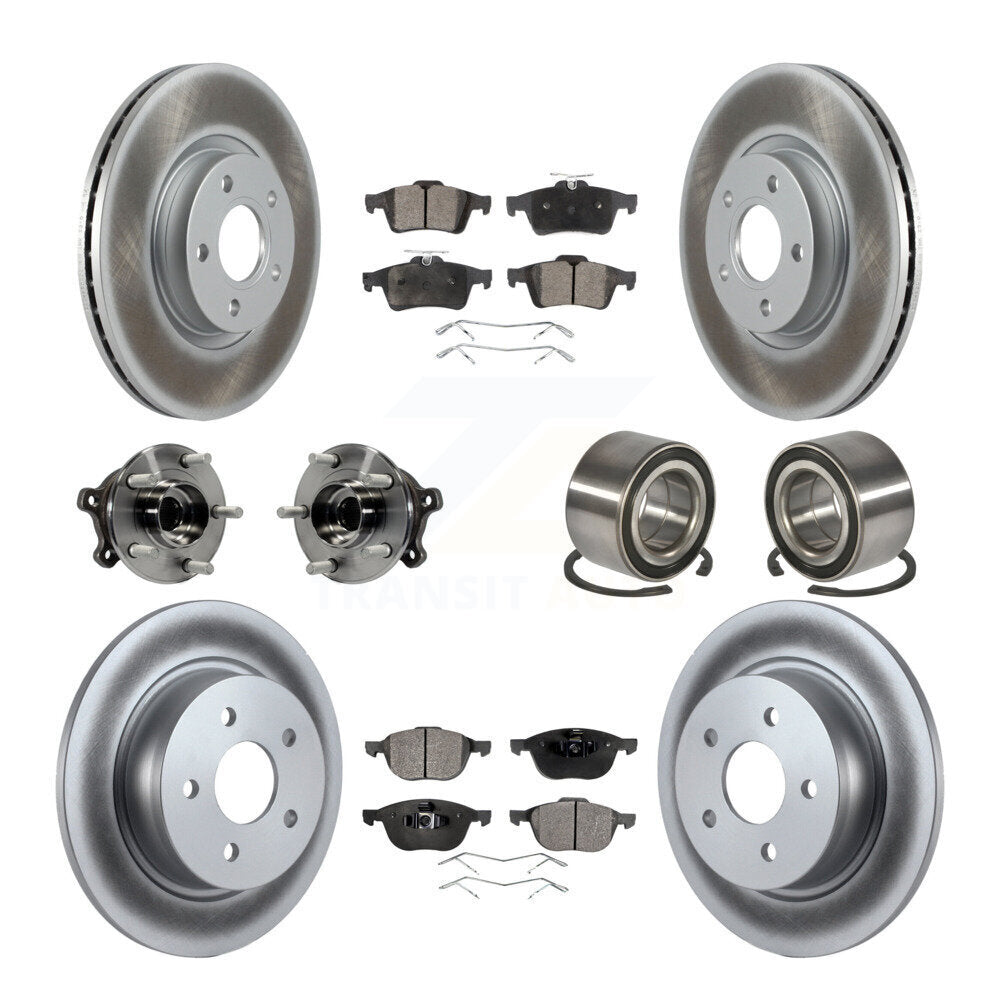 [Avant + Arrière] Kit de Roulement de roue pour 2015-2016 Ford Escape AWD avec 2.5L KBB-108572