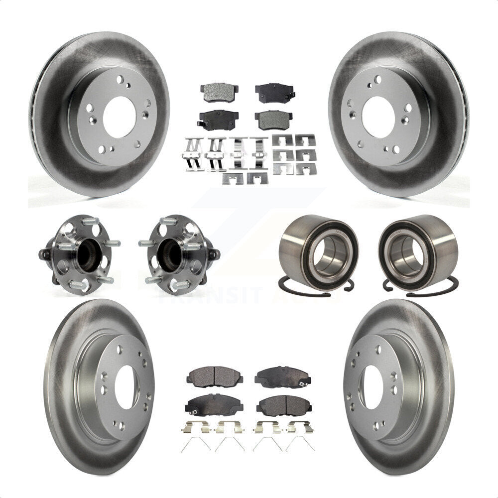 [Avant + Arrière] Kit de Roulement de roue pour 2013-2014 Honda Civic LX avec Manual transmission KBB-108577 par Transit Auto