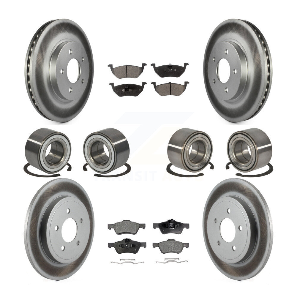 [Avant + Arrière] Kit de Roulement de roue pour Ford Escape Mercury Mariner Mazda Tribute KBB-108618