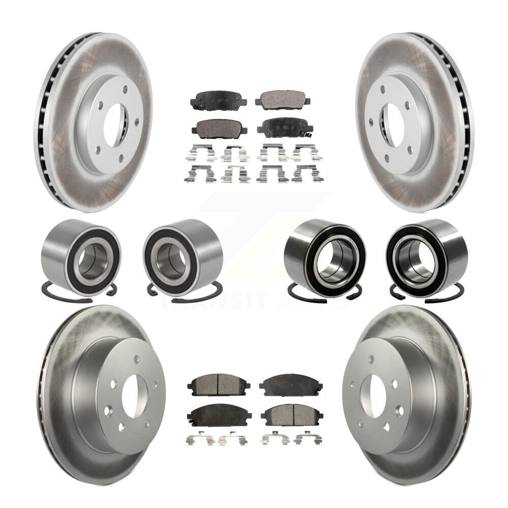 [Avant + Arrière] Kit de Roulement de roue pour 2005-2006 Nissan X-Trail FWD KBB-108637