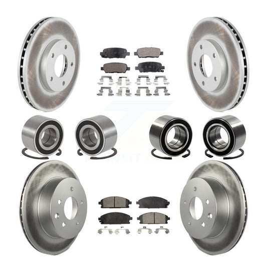 [Avant + Arrière] Kit de Roulement de roue pour 2005-2006 Nissan X-Trail FWD KBB-108637