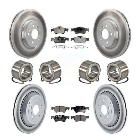 [Avant + Arrière] Kit de Roulement de roue pour Mercedes-Benz R350 ML500 avec Vented Rotor KBB-108643