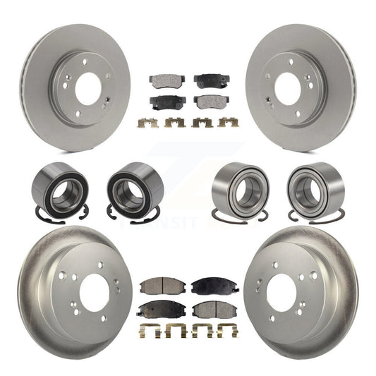 [Avant + Arrière] Kit de Roulement de roue pour Hyundai Santa Fe avec 276mm Diameter Rotor KBB-108651