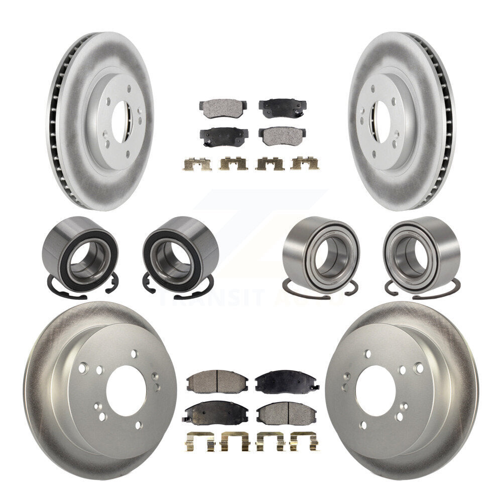 [Avant + Arrière] Kit de Roulement de roue pour Hyundai Santa Fe avec 294mm Diameter Rotor KBB-108652