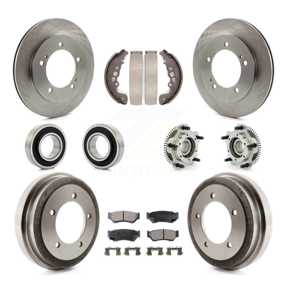 [Avant + Arrière] Kit d'ensemble roulement de roue et moyeu pour 2001-2004 Chevrolet Tracker Suzuki Vitara Non-ABS KBB-108664