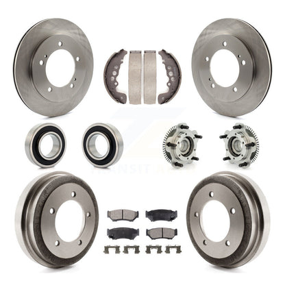 [Avant + Arrière] Kit d'ensemble roulement de roue et moyeu pour 2001-2004 Chevrolet Tracker Suzuki Vitara Non-ABS KBB-108664
