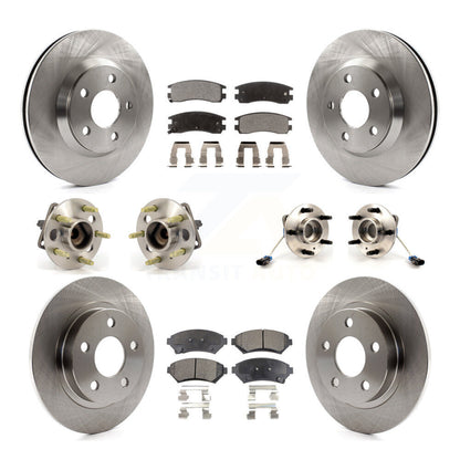 [Avant + Arrière] Kit d'ensemble roulement de roue et moyeu pour 2005 Buick LeSabre Pontiac Bonneville Park Avenue KBB-108753