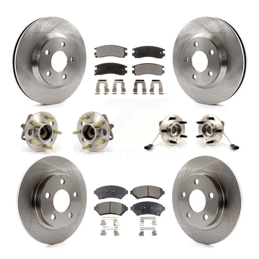[Avant + Arrière] Kit d'ensemble roulement de roue et moyeu pour 2005 Buick LeSabre Pontiac Bonneville Park Avenue KBB-108753