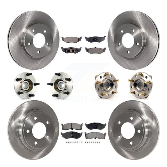[Avant + Arrière] Kit d'ensemble roulement de roue et moyeu pour Chrysler Dodge Intrepid 300M Concorde LHS KBB-108758 par Transit Auto