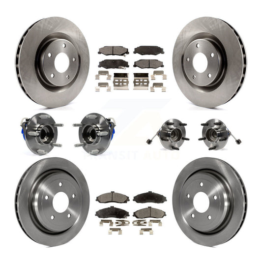 [Avant + Arrière] Kit d'ensemble roulement de roue et moyeu pour Chevrolet Corvette Cadillac XLR KBB-108762