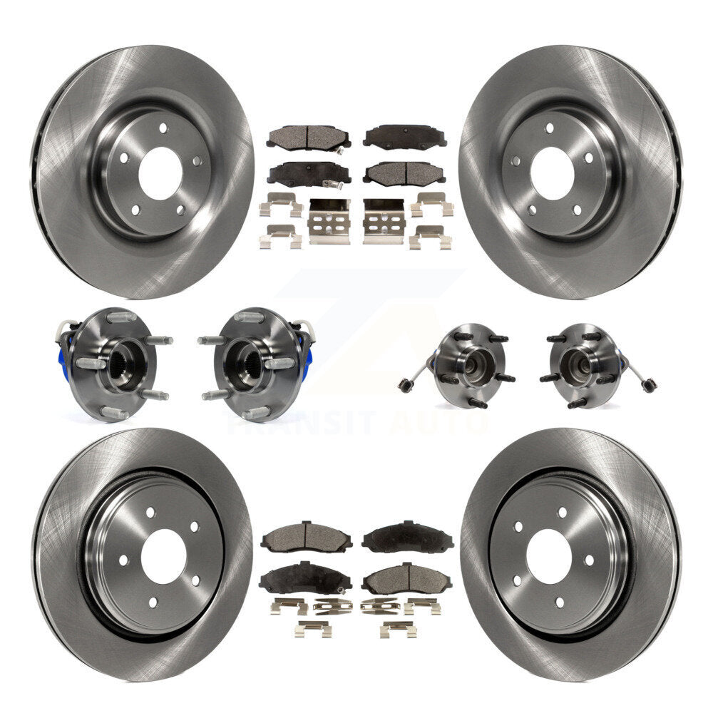 [Avant + Arrière] Kit d'ensemble roulement de roue et moyeu pour Chevrolet Corvette Cadillac XLR KBB-108764