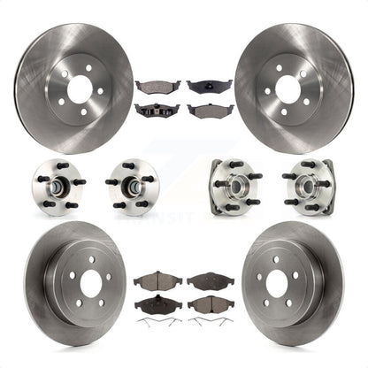 [Avant + Arrière] Kit d'ensemble roulement de roue et moyeu pour 2001-2004 Dodge Stratus Sedan avec Non-ABS KBB-108765 par Transit Auto