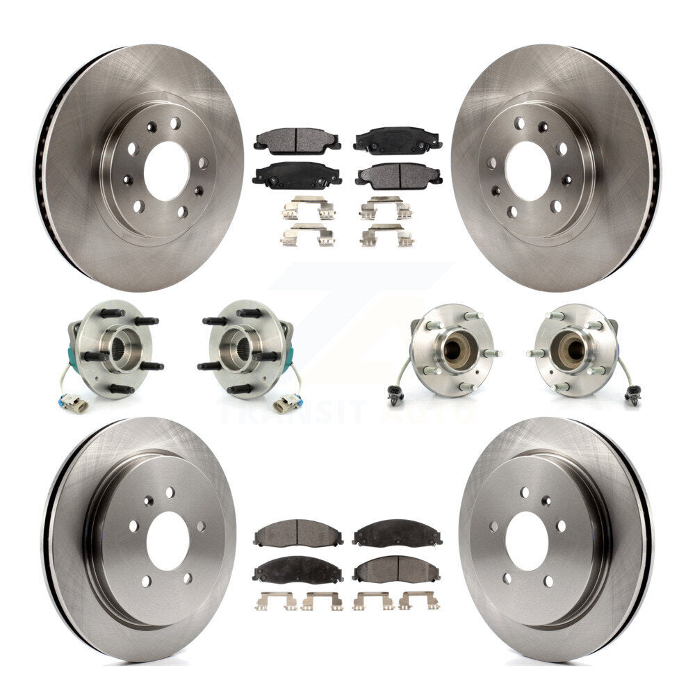 [Avant + Arrière] Kit d'ensemble roulement de roue et moyeu pour Cadillac CTS avec Standard Suspension KBB-108780
