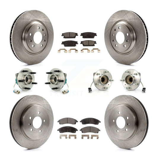 [Avant + Arrière] Kit d'ensemble roulement de roue et moyeu pour 2006-2007 Cadillac CTS Base avec Sport Suspension KBB-108781