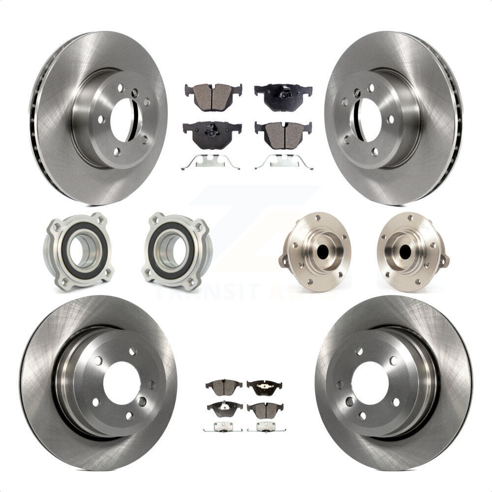 [Avant + Arrière] Kit d'ensemble roulement de roue et moyeu pour 2010 BMW 528i KBB-108783 par Transit Auto