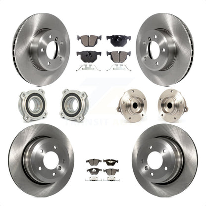 [Avant + Arrière] Kit d'ensemble roulement de roue et moyeu pour 2010 BMW 528i KBB-108783 par Transit Auto