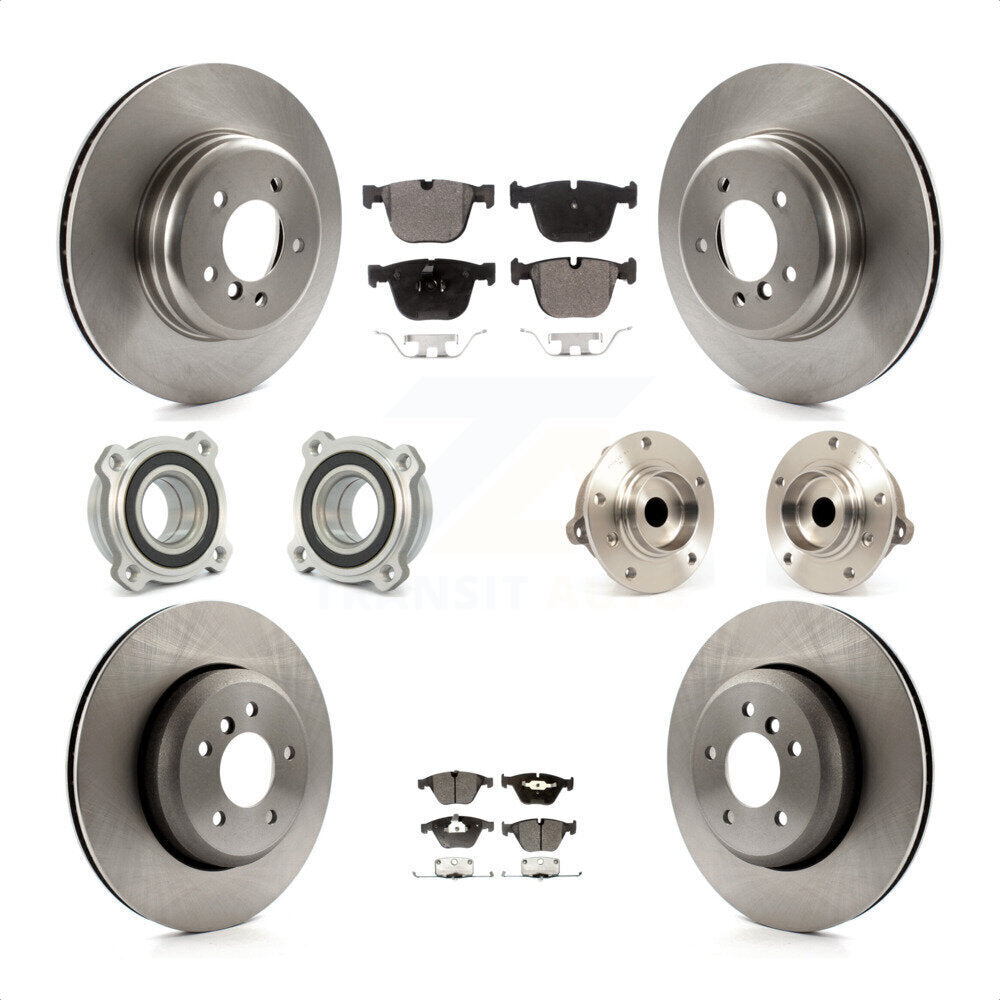 [Avant + Arrière] Kit d'ensemble roulement de roue et moyeu pour BMW 535i 550i 545i KBB-108785 par Transit Auto