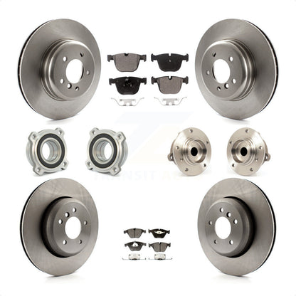 [Avant + Arrière] Kit d'ensemble roulement de roue et moyeu pour BMW 535i 550i 545i KBB-108785 par Transit Auto