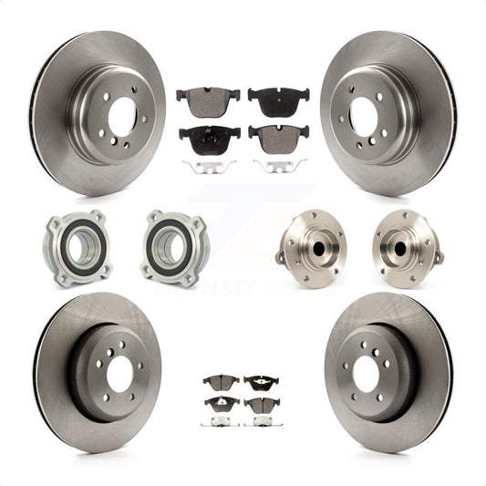 [Avant + Arrière] Kit d'ensemble roulement de roue et moyeu pour BMW 535i 550i 545i KBB-108785 par Transit Auto