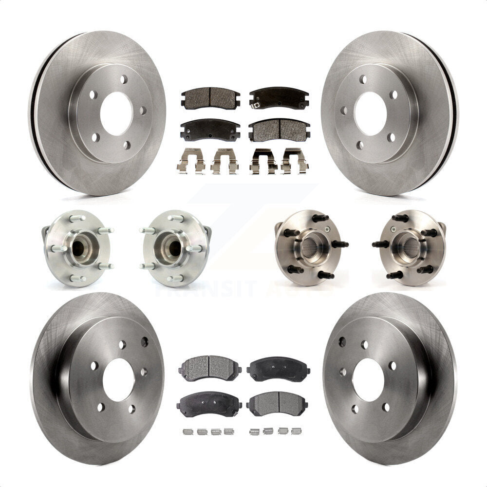 [Avant + Arrière] Kit d'ensemble roulement de roue et moyeu pour Buick Rendezvous KBB-108790 par Transit Auto