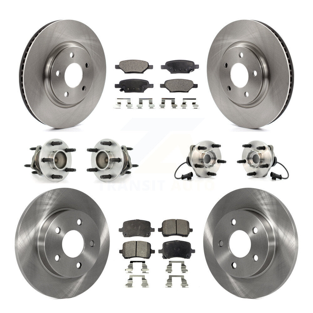 [Avant + Arrière] Kit d'ensemble roulement de roue et moyeu pour Chevrolet Malibu HHR Pontiac G6 KBB-108809