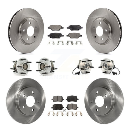 [Avant + Arrière] Kit d'ensemble roulement de roue et moyeu pour Chevrolet Malibu Pontiac G6 Saturn Aura KBB-108810