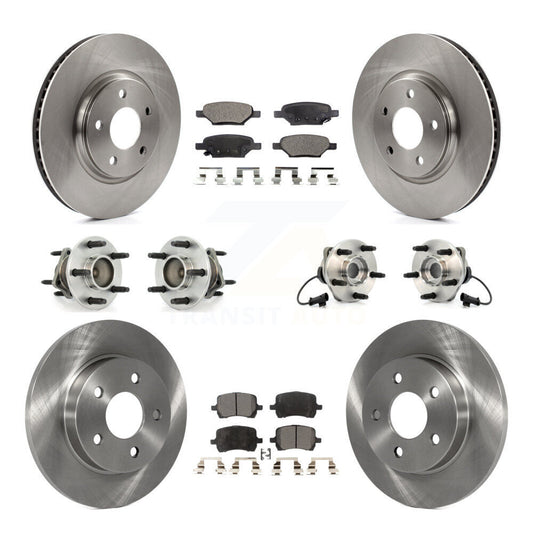 [Avant + Arrière] Kit d'ensemble roulement de roue et moyeu pour Chevrolet Malibu Pontiac G6 Saturn Aura KBB-108810