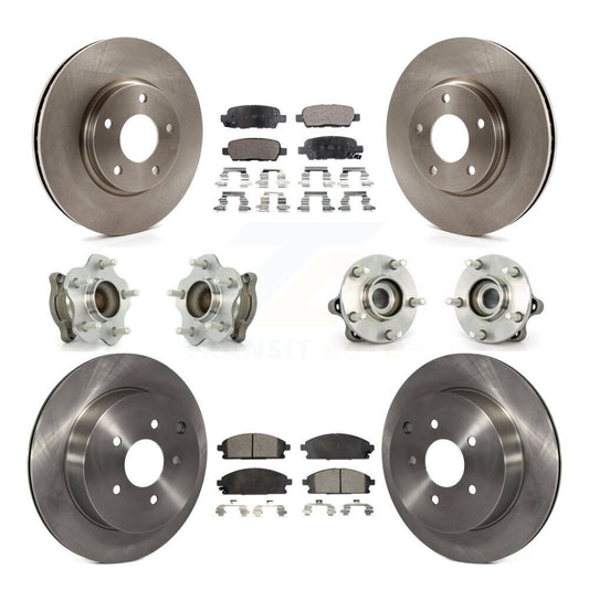 [Avant + Arrière] Kit d'ensemble roulement de roue et moyeu pour 2004-2009 Nissan Quest KBB-108814