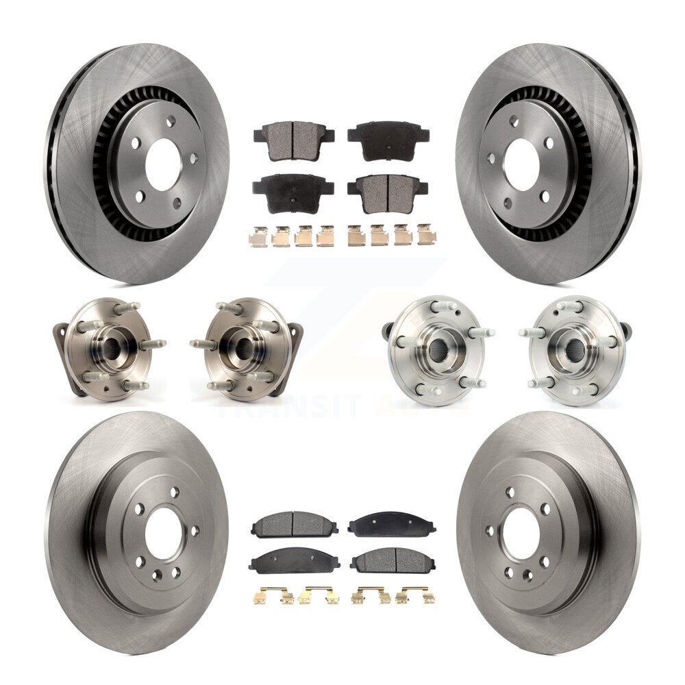 [Avant + Arrière] Kit d'ensemble roulement de roue et moyeu pour Ford Five Hundred Freestyle Taurus Mercury Montego X Sable FWD KBB-108820