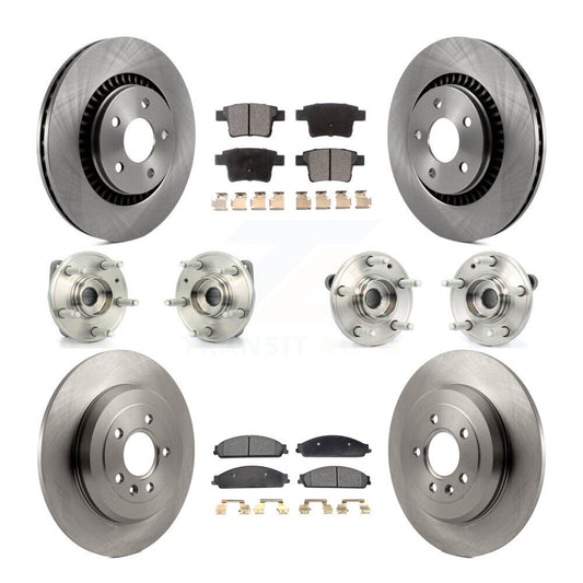 [Avant + Arrière] Kit d'ensemble roulement de roue et moyeu pour Ford Five Hundred Freestyle Taurus Mercury Montego X Sable AWD KBB-108821