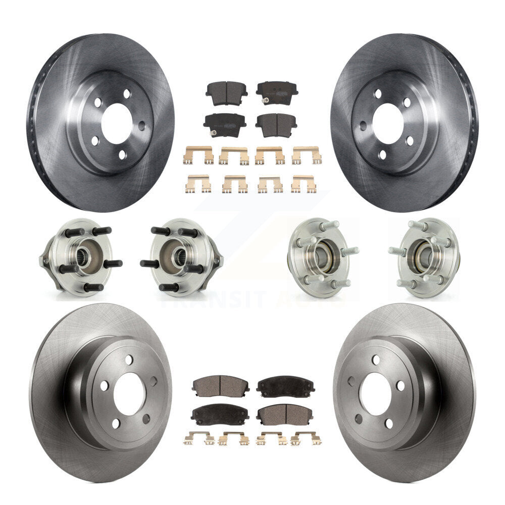 [Avant + Arrière] Kit d'ensemble roulement de roue et moyeu pour Chrysler 300 Dodge Charger Magnum KBB-108822