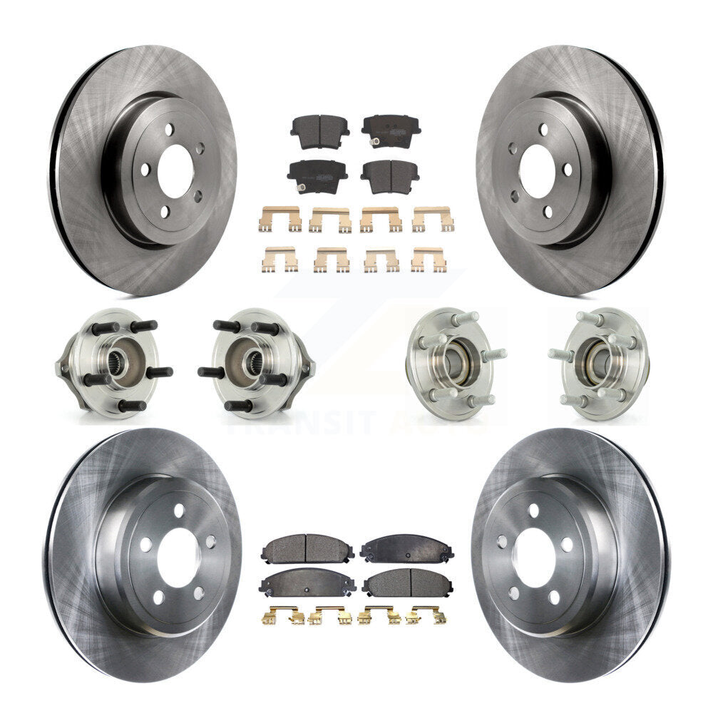 [Avant + Arrière] Kit d'ensemble roulement de roue et moyeu pour Chrysler 300 Dodge Charger Magnum KBB-108823