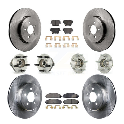 [Avant + Arrière] Kit d'ensemble roulement de roue et moyeu pour Chrysler 300 Dodge Charger Magnum KBB-108823