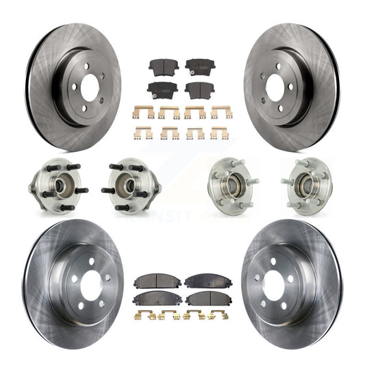 [Avant + Arrière] Kit d'ensemble roulement de roue et moyeu pour Chrysler 300 Dodge Charger Magnum KBB-108823