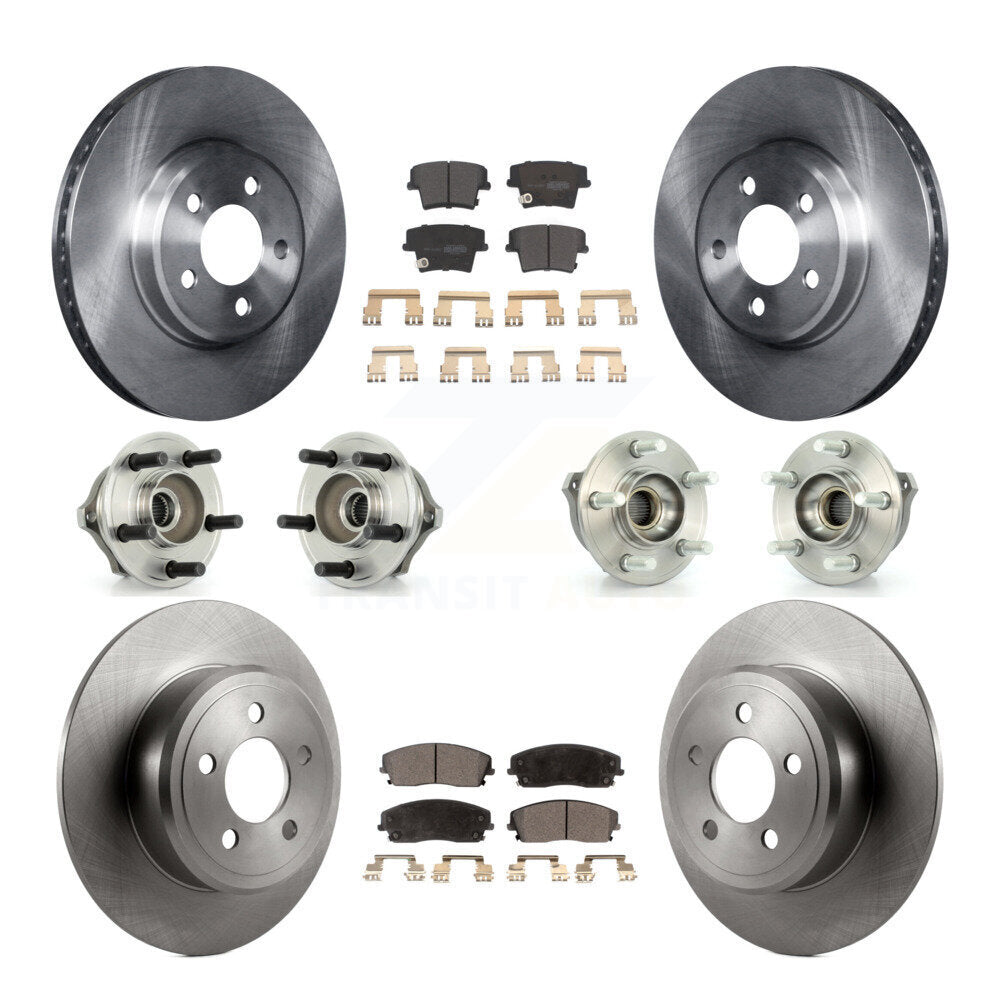 [Avant + Arrière] Kit d'ensemble roulement de roue et moyeu pour Dodge Charger Magnum AWD avec 2.7L KBB-108826