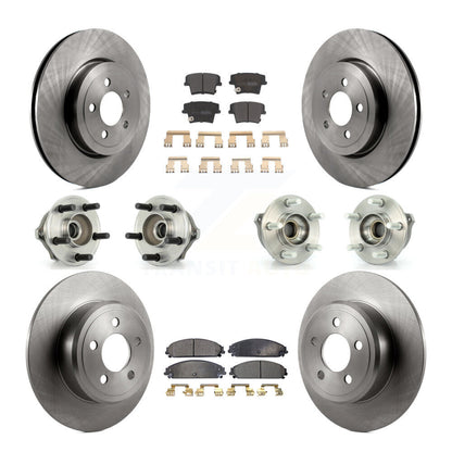 [Avant + Arrière] Kit d'ensemble roulement de roue et moyeu pour 2005-2006 Chrysler 300 AWD avec 3.5L KBB-108827