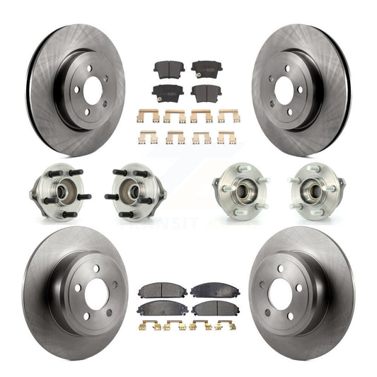 [Avant + Arrière] Kit d'ensemble roulement de roue et moyeu pour 2005-2006 Chrysler 300 AWD avec 3.5L KBB-108827