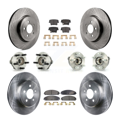 [Avant + Arrière] Kit d'ensemble roulement de roue et moyeu pour Chrysler 300 Dodge Charger Magnum KBB-108828