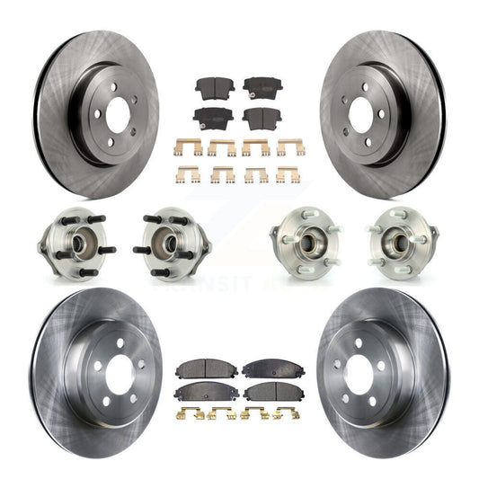 [Avant + Arrière] Kit d'ensemble roulement de roue et moyeu pour Chrysler 300 Dodge Charger Magnum KBB-108828