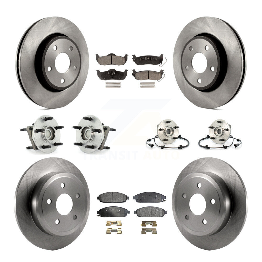 [Avant + Arrière] Kit d'ensemble roulement de roue et moyeu pour Jeep Grand Cherokee Commander KBB-108830