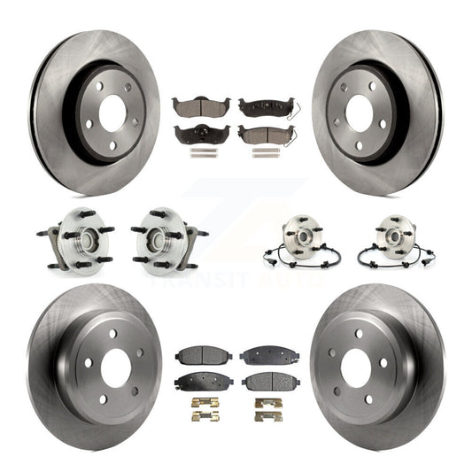 [Avant + Arrière] Kit d'ensemble roulement de roue et moyeu pour Jeep Grand Cherokee Commander KBB-108830