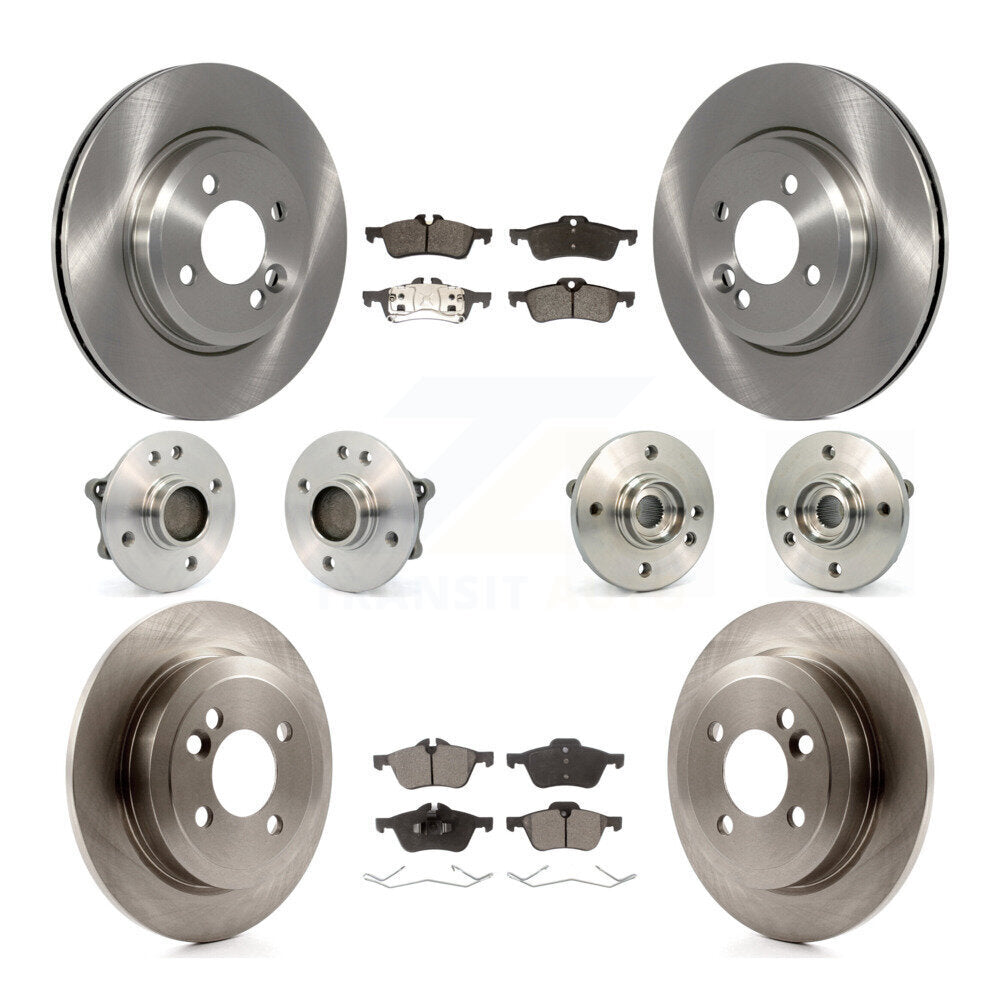[Avant + Arrière] Kit d'ensemble roulement de roue et moyeu pour 2002-2005 Mini Cooper avec 276mm Diameter Rotor KBB-108832
