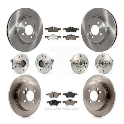 [Avant + Arrière] Kit d'ensemble roulement de roue et moyeu pour 2002-2005 Mini Cooper avec 276mm Diameter Rotor KBB-108832