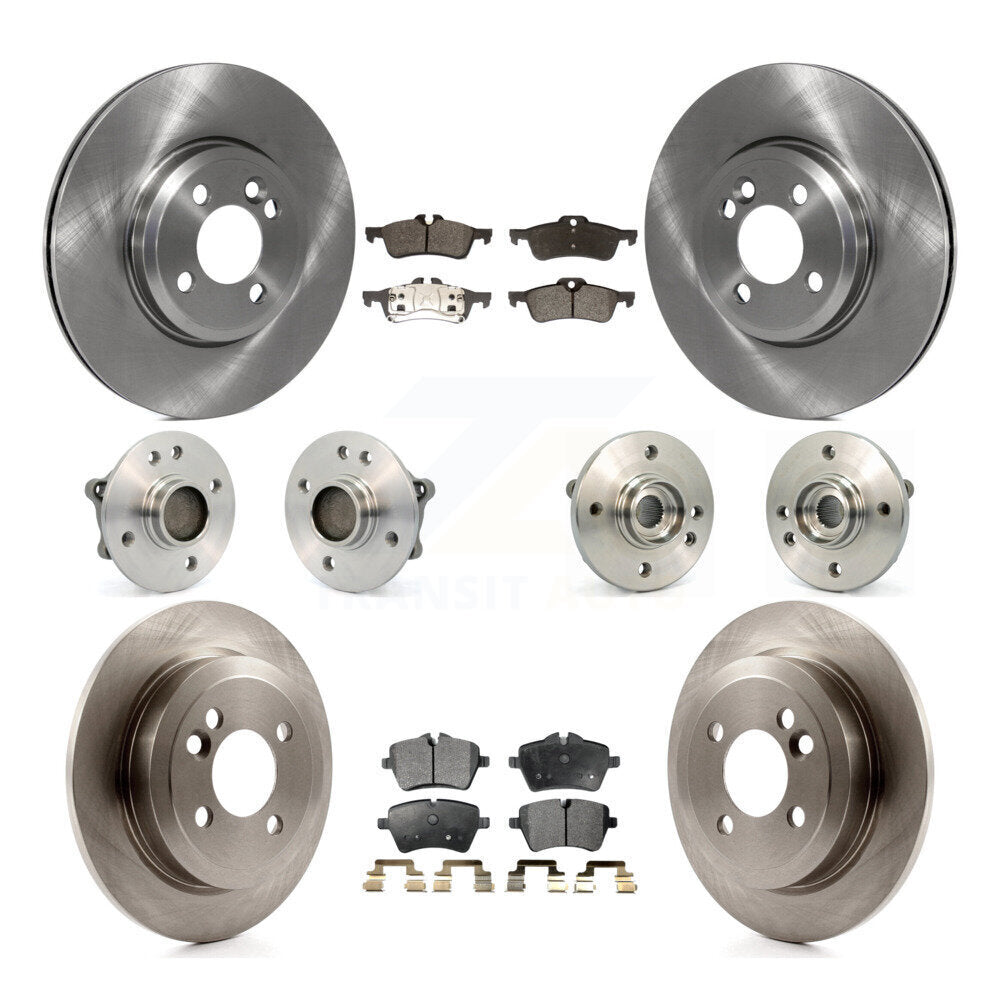 [Avant + Arrière] Kit d'ensemble roulement de roue et moyeu pour 2002-2005 Mini Cooper avec 294mm Diameter Rotor KBB-108833
