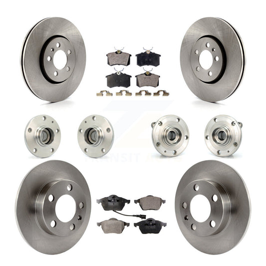 [Avant + Arrière] Kit d'ensemble roulement de roue et moyeu pour 2006 Volkswagen Jetta avec 288mm Diameter Rotor 7th 8th Digit Of VIN Is "9M" Or "1J" KBB-108842