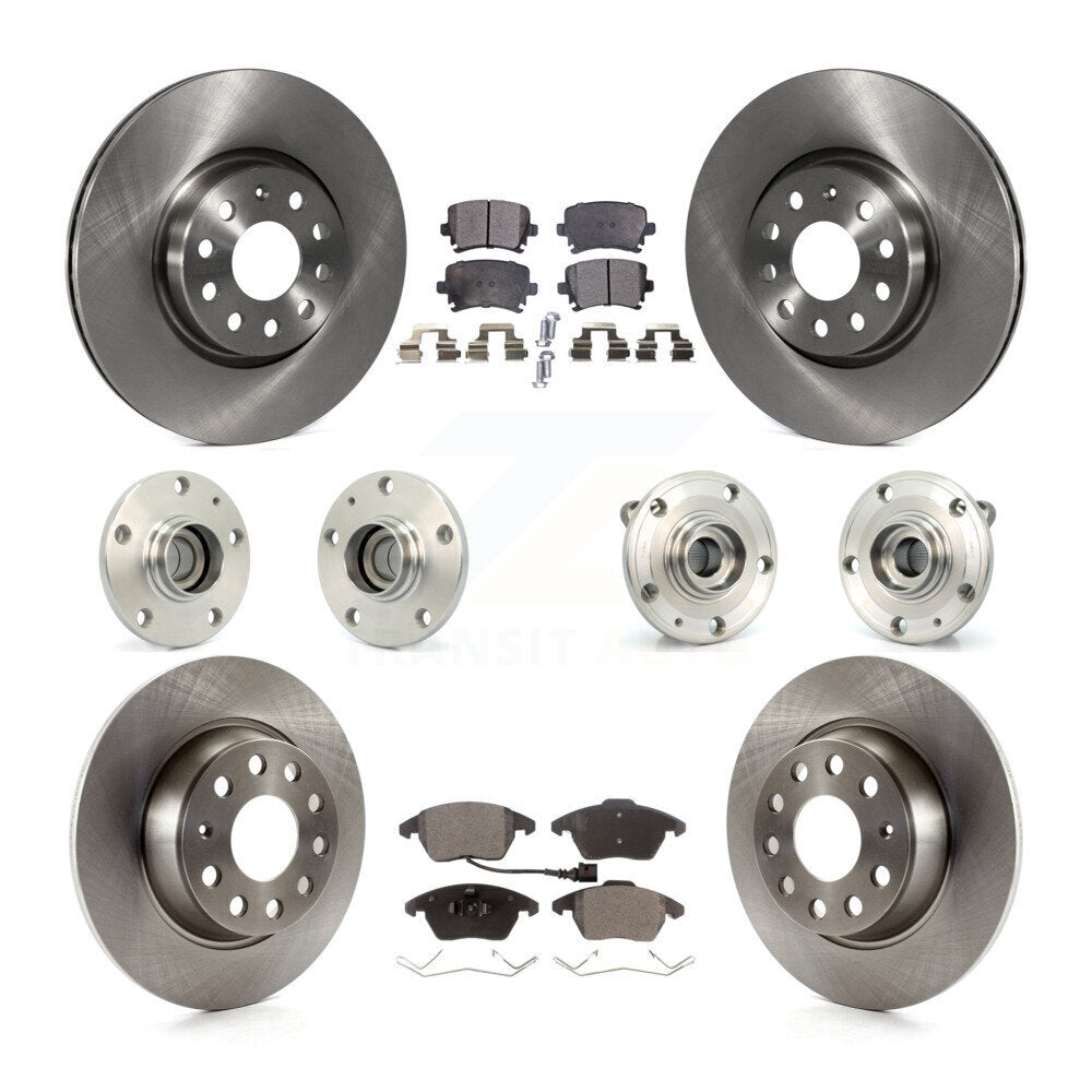[Avant + Arrière] Kit d'ensemble roulement de roue et moyeu pour Volkswagen Passat Eos KBB-108844